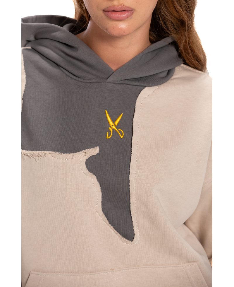 23Hoodie Oversize - Paige/ Gray