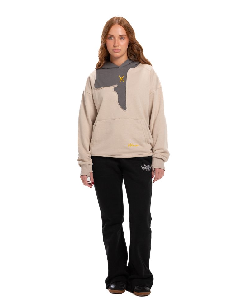 23Hoodie Oversize - Paige/ Gray