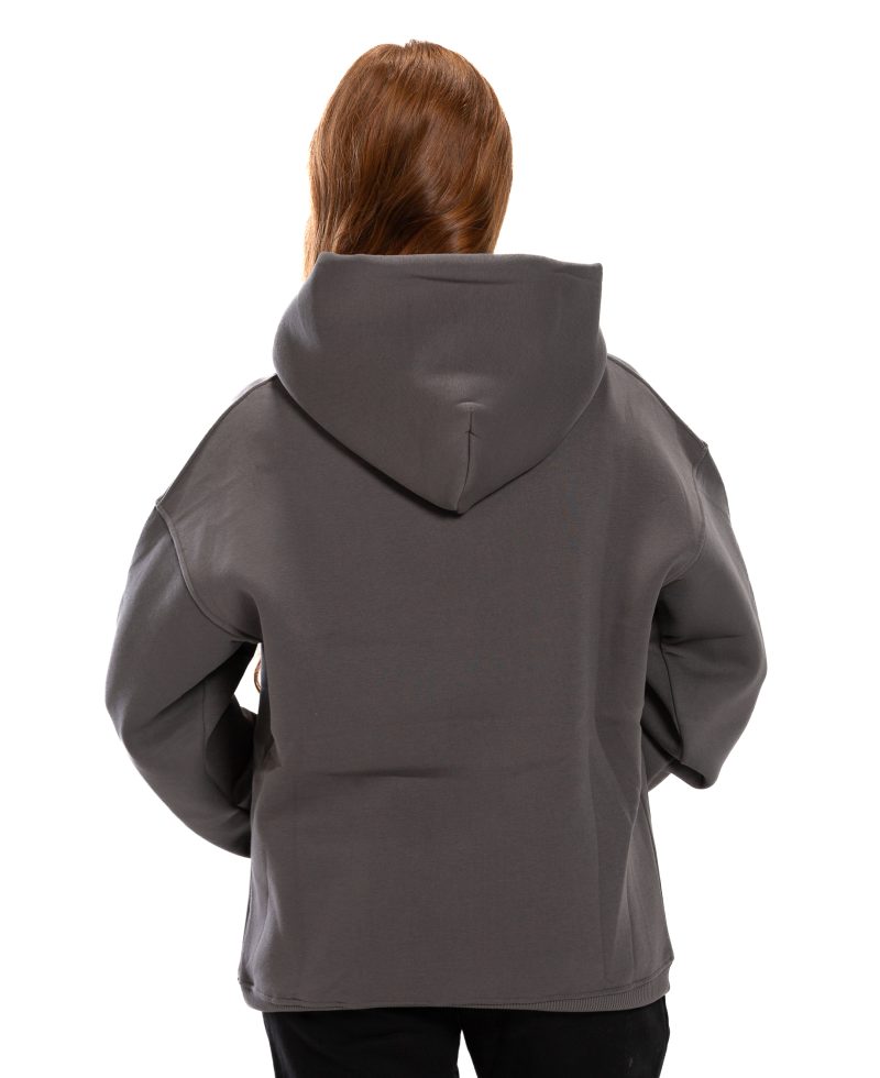 Hoodie Oversize Zigzag - Gray
