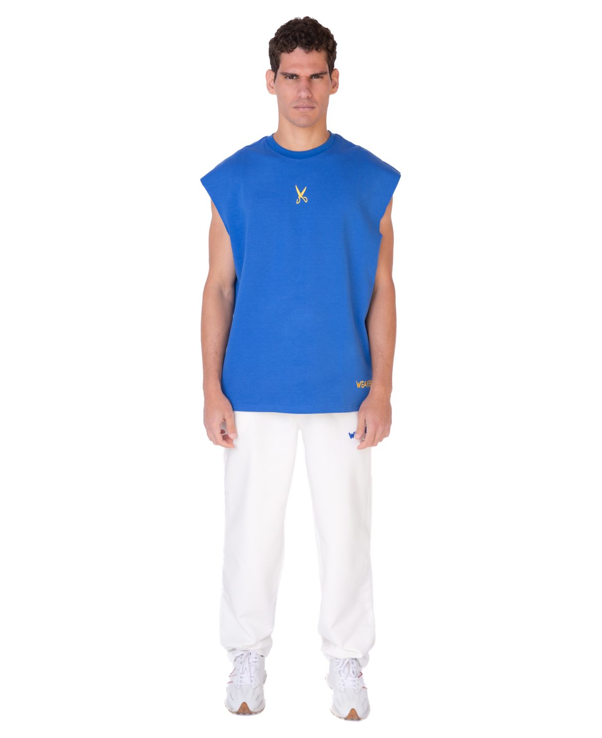 Cotton trousers-Off white