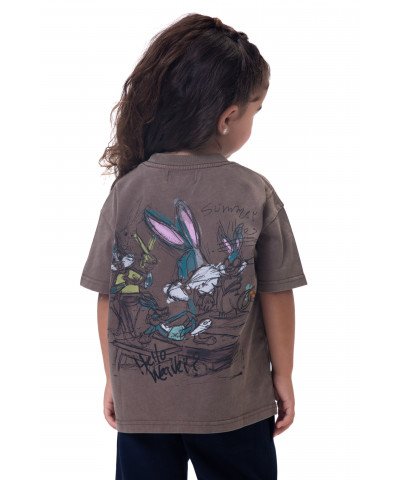 Kids Cartoon washed T-shirt - Brawn