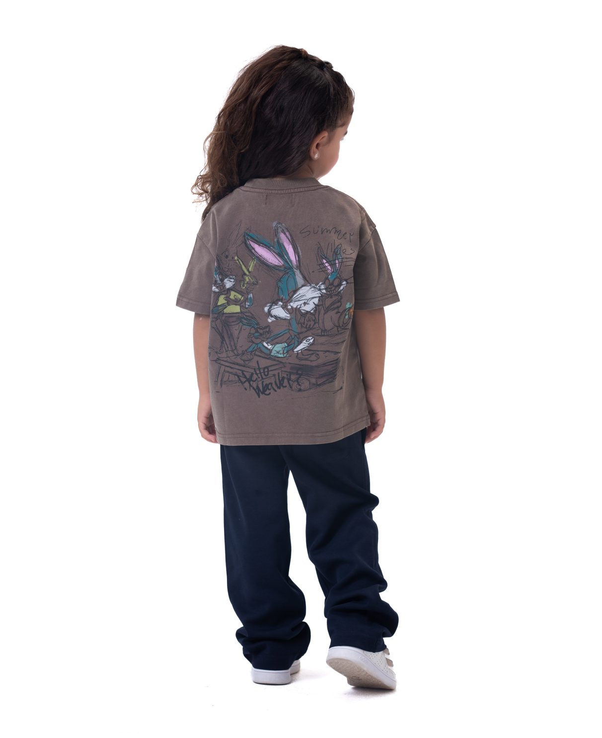 Kids Cartoon washed T-shirt - Brawn