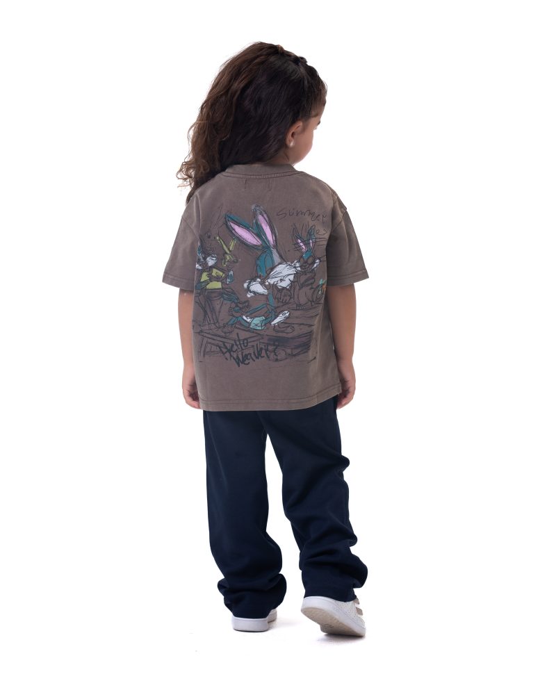 Kids Cartoon washed T-shirt - Brawn