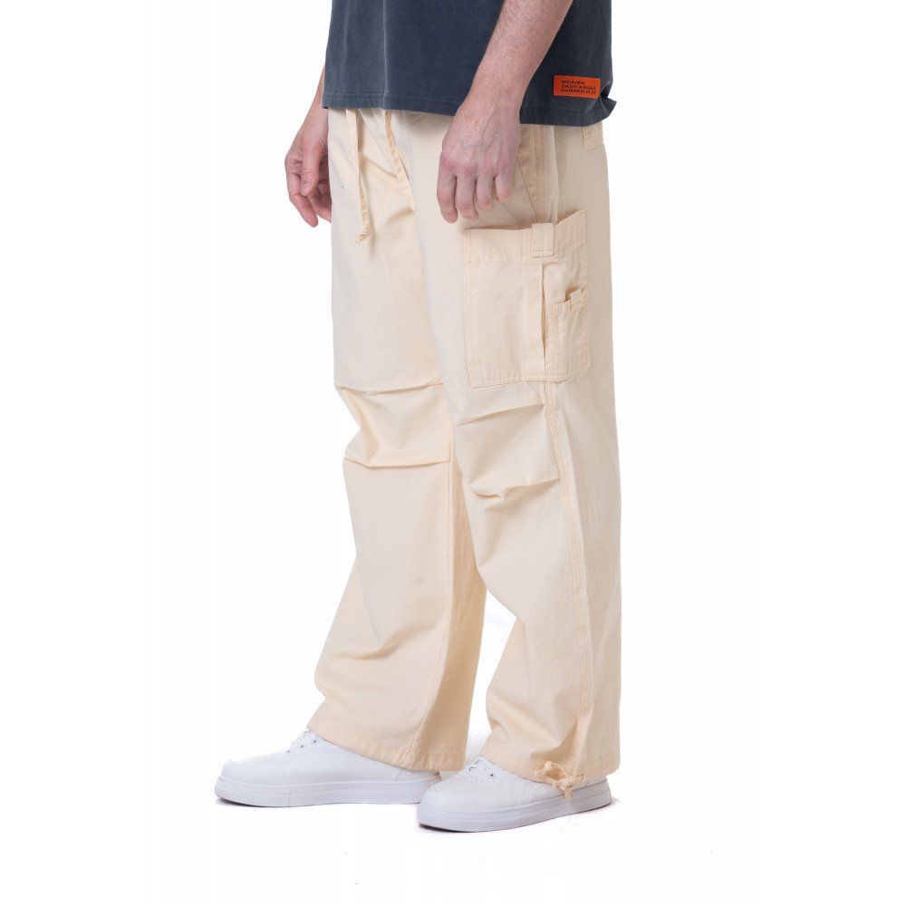 Unisex Cargo trousers - Light yellow_101