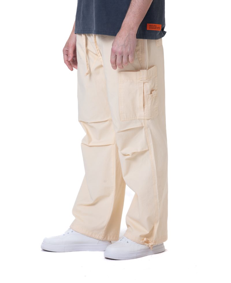 Unisex Cargo trousers - Light yellow_101