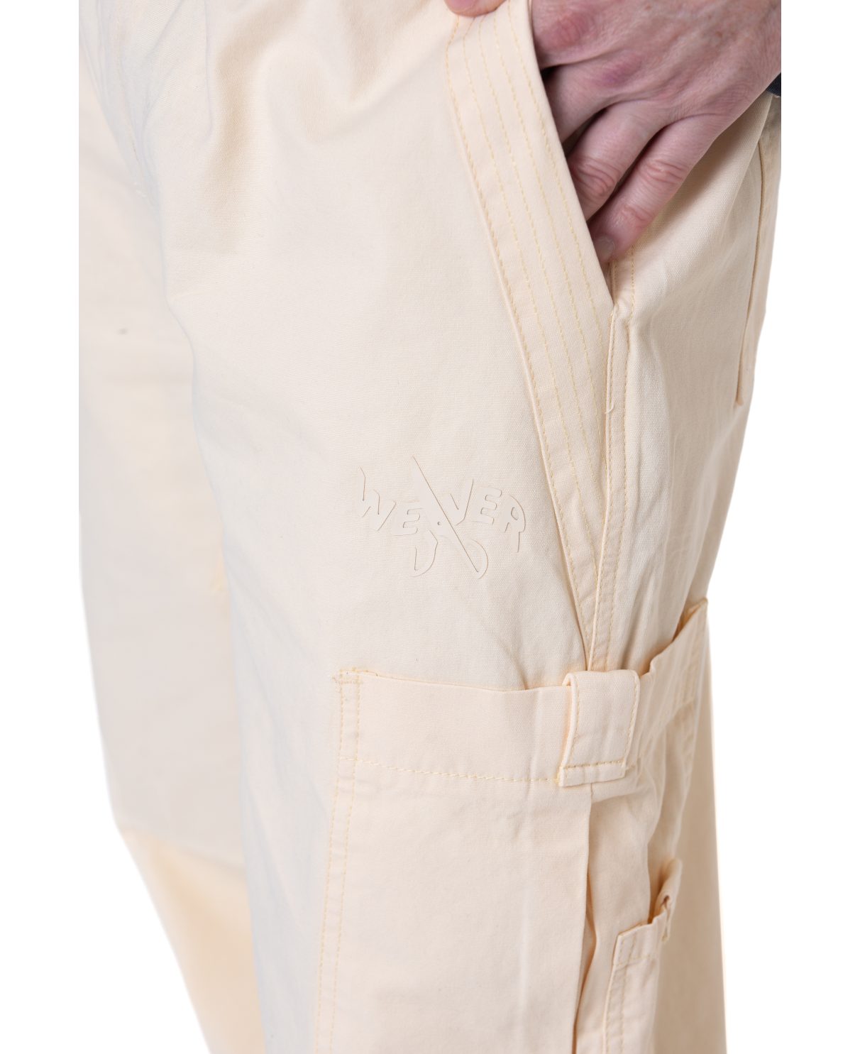 Unisex Cargo trousers - Light yellow_101
