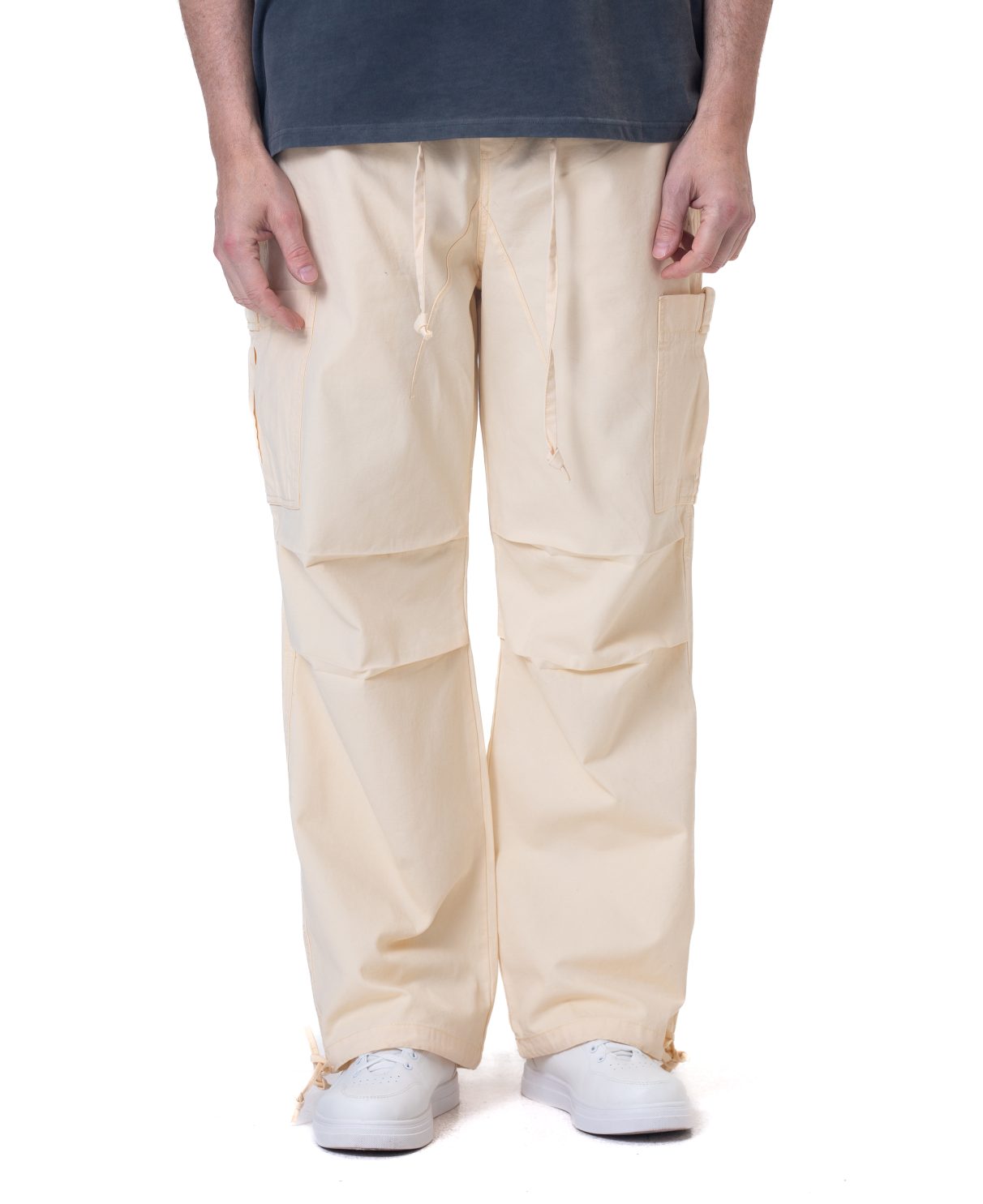 Unisex Cargo trousers - Light yellow_101