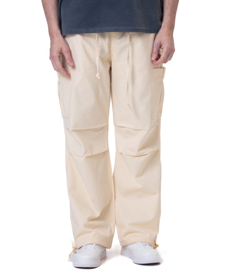 Unisex Cargo trousers - Light yellow_101