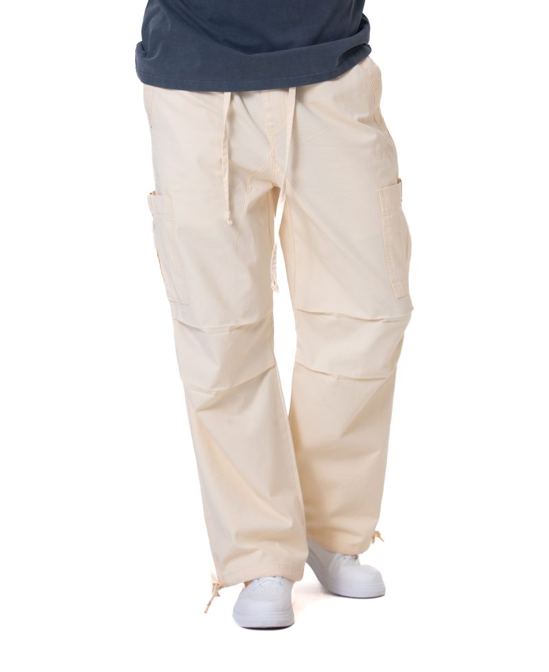 Unisex Cargo trousers - Light yellow_101
