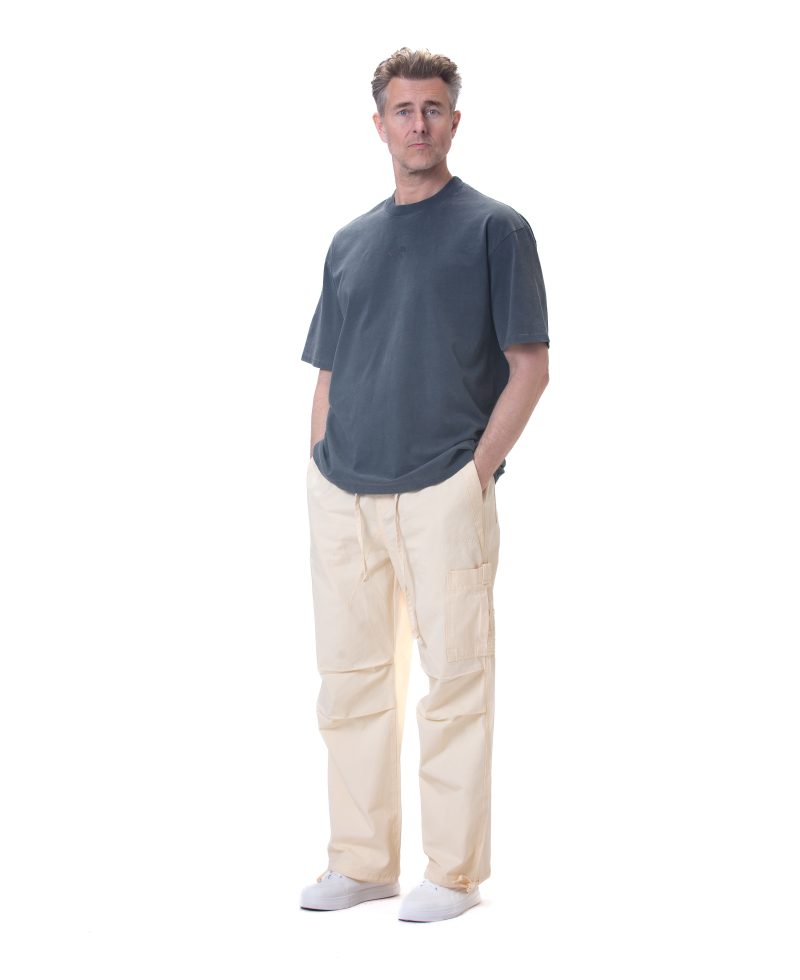 Unisex Cargo trousers - Light yellow_101