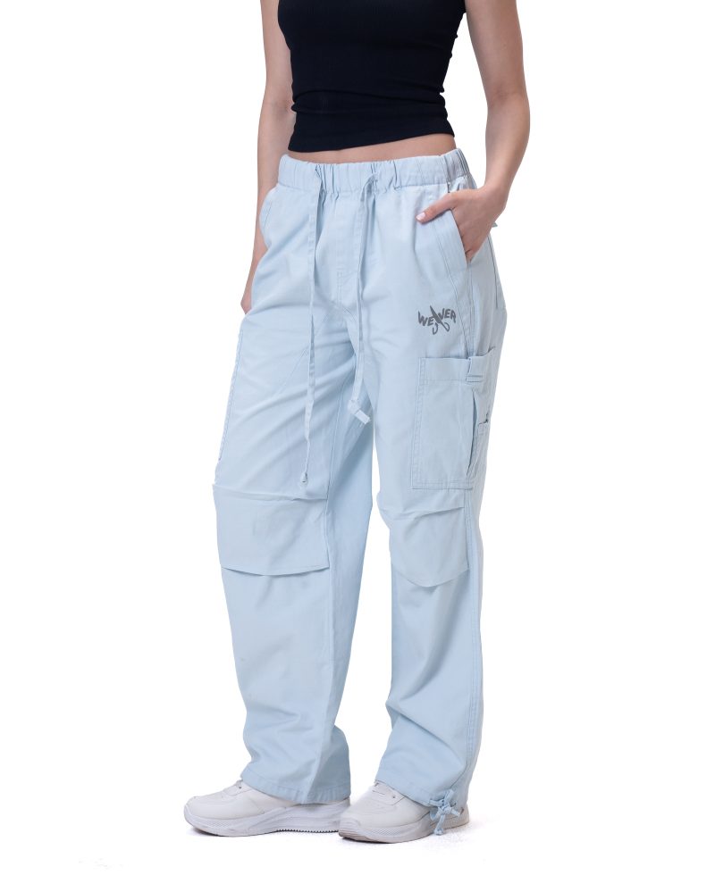 Unisex Cargo trousers - Baby blue
