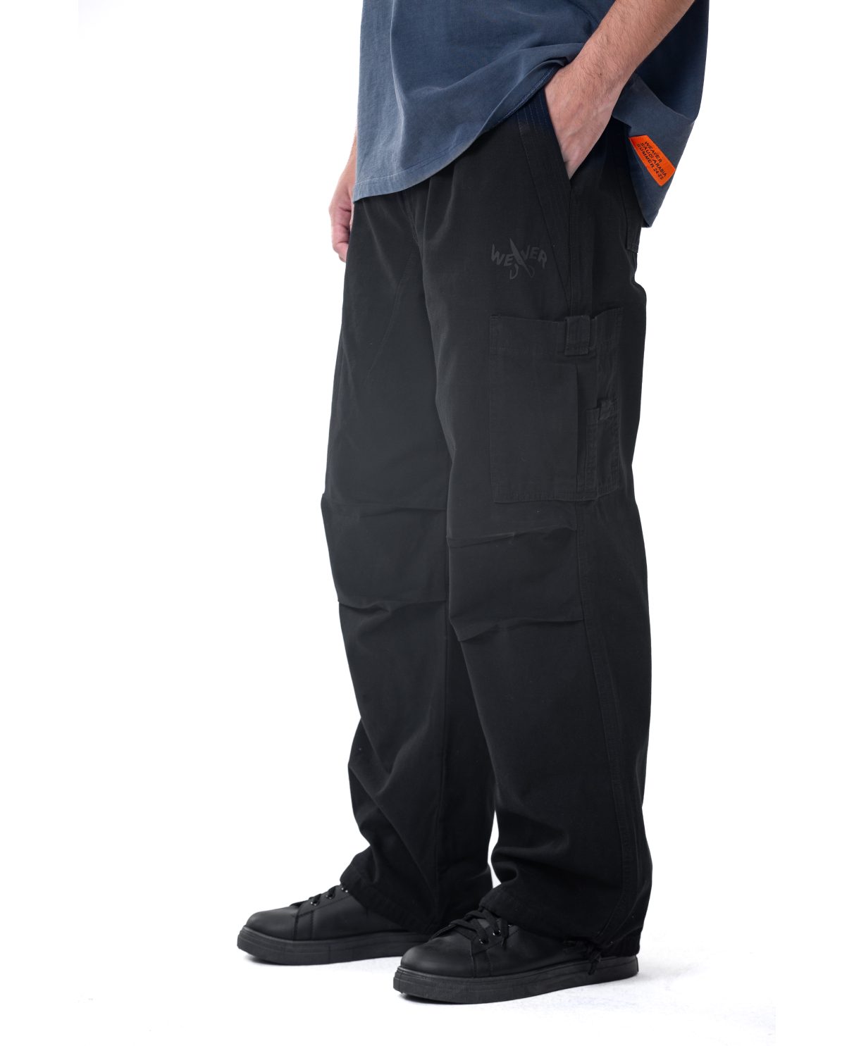 Unisex Cargo trousers - Black Unisex Cargo trousers - Black