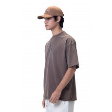 Cartoon washed T-shirt - Brown