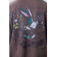 Cartoon washed T-shirt - Brown