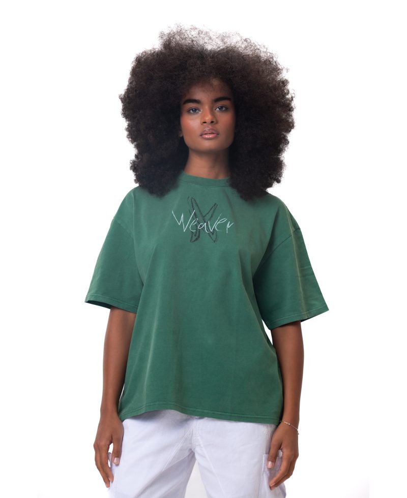 Cartoon washed T-shirt - Green