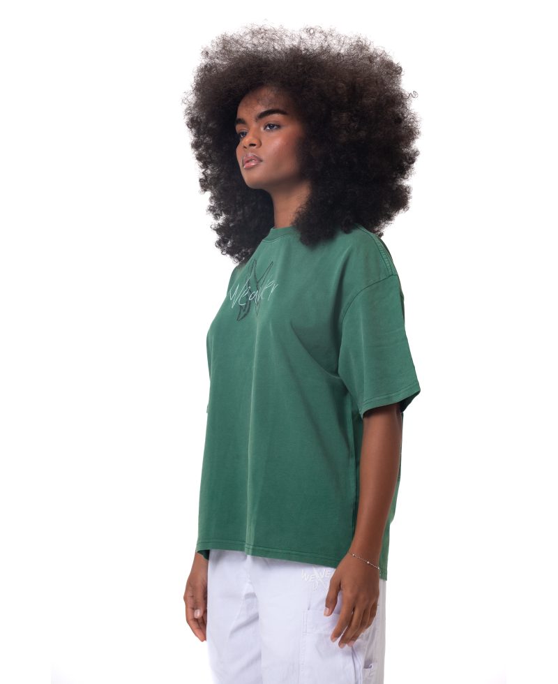 Cartoon washed T-shirt - Green