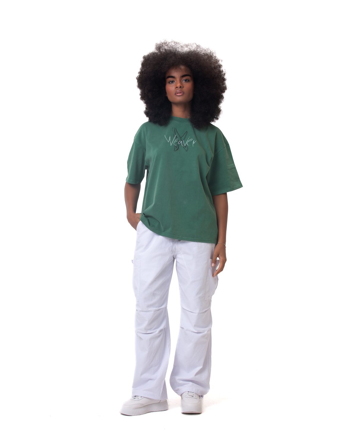 Cartoon washed T-shirt - Green