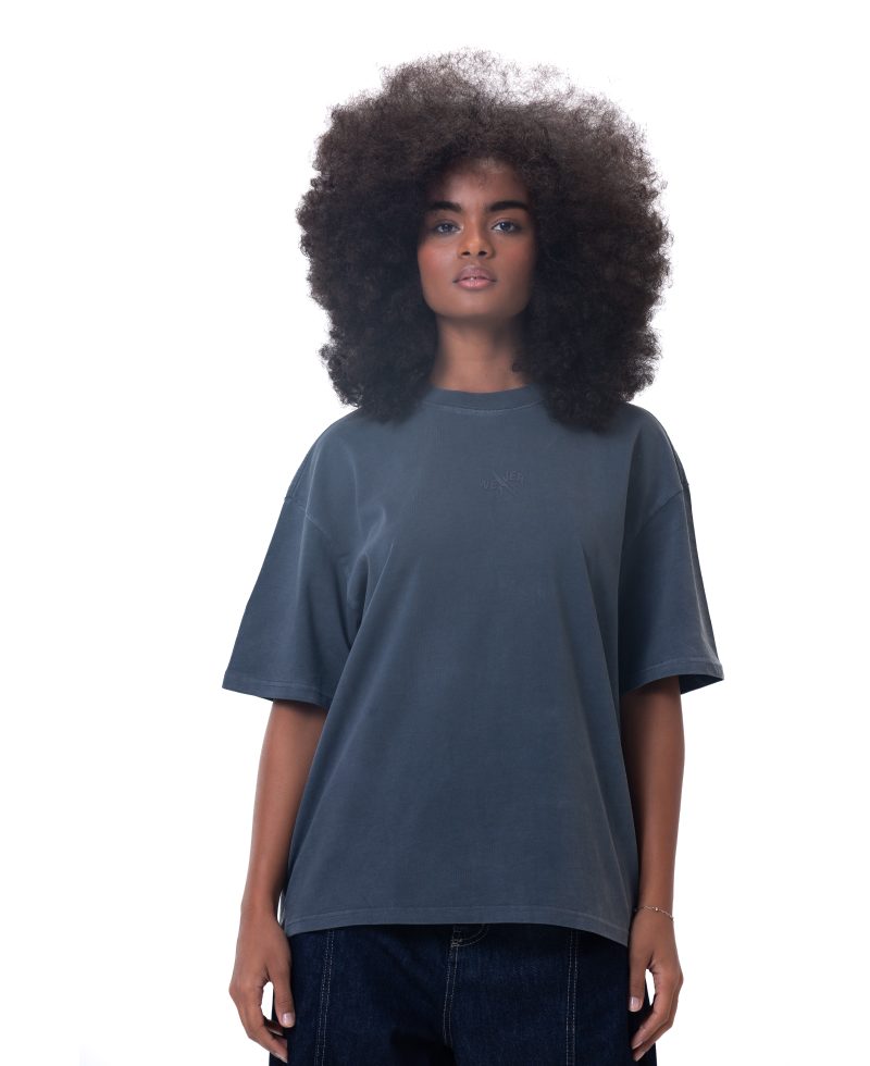New washed T-shirt-Dark Gray