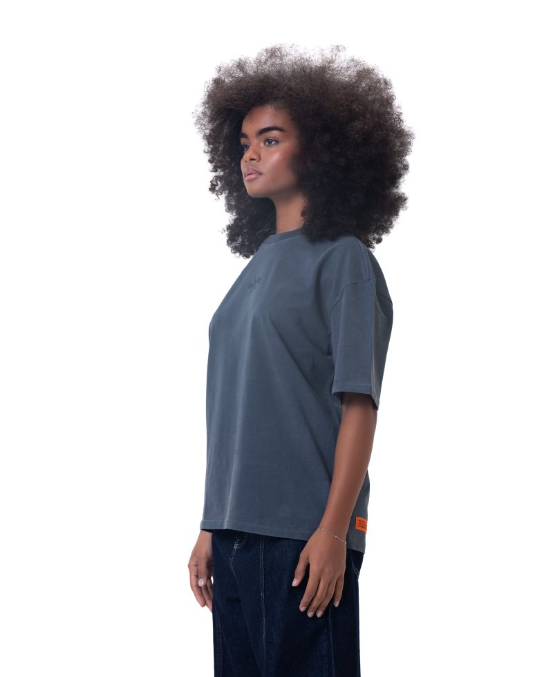 New washed T-shirt-Dark Gray