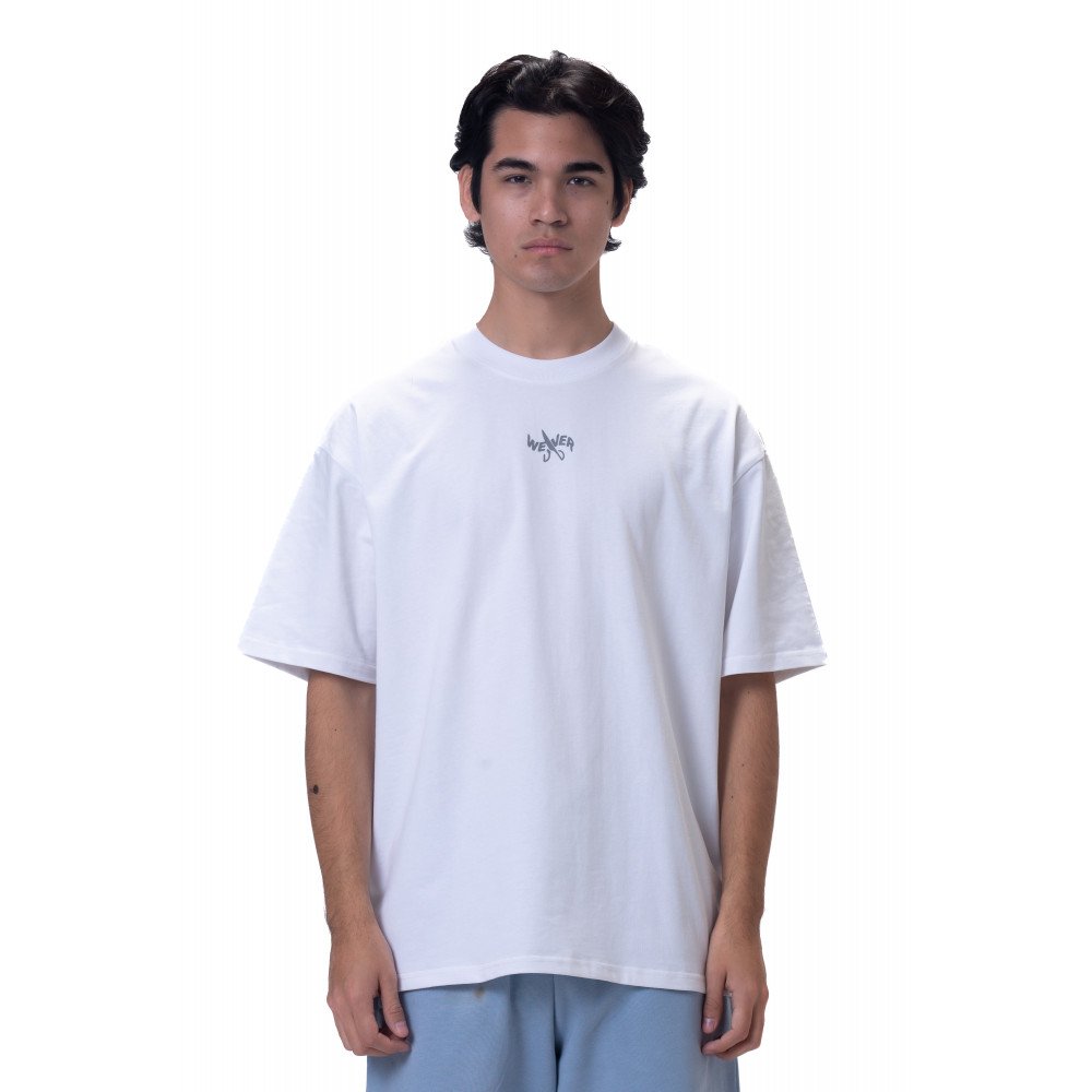 New washed T-shirt- White