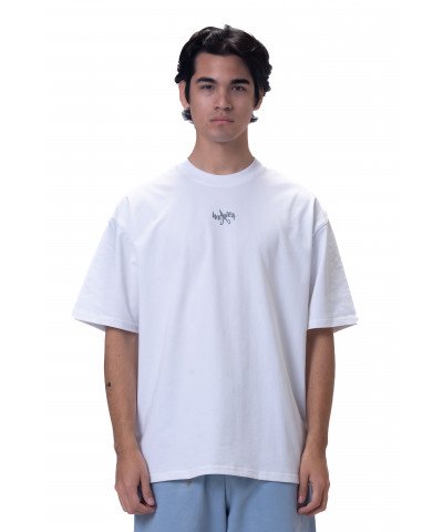 New washed T-shirt- White