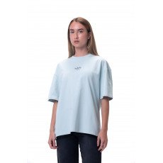 New washed T-shirt-Baby Blue