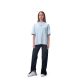 New washed T-shirt-Baby Blue