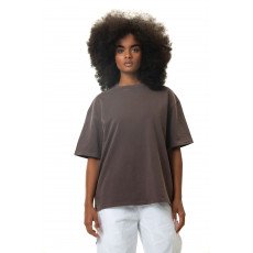 New washed T-shirt-Brawn