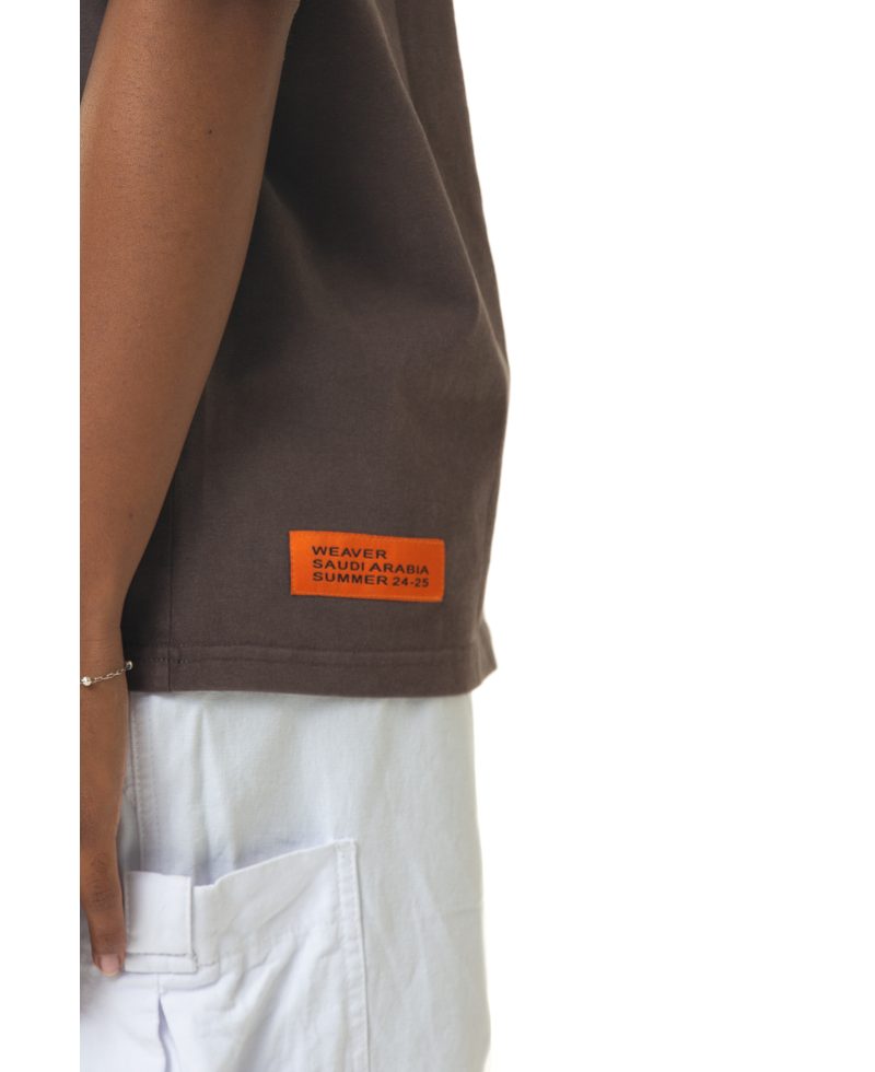 New washed T-shirt-Brawn New washed T-shirt-Brawn