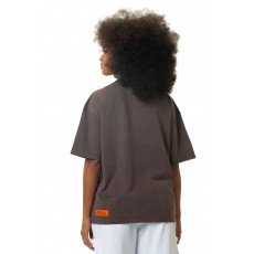 New washed T-shirt-Brawn