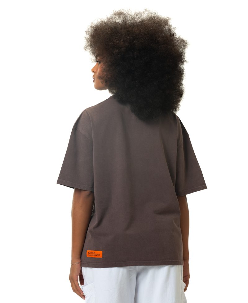 New washed T-shirt-Brawn New washed T-shirt-Brawn