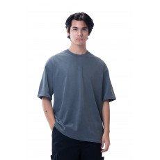 New washed T-shirt-Gray