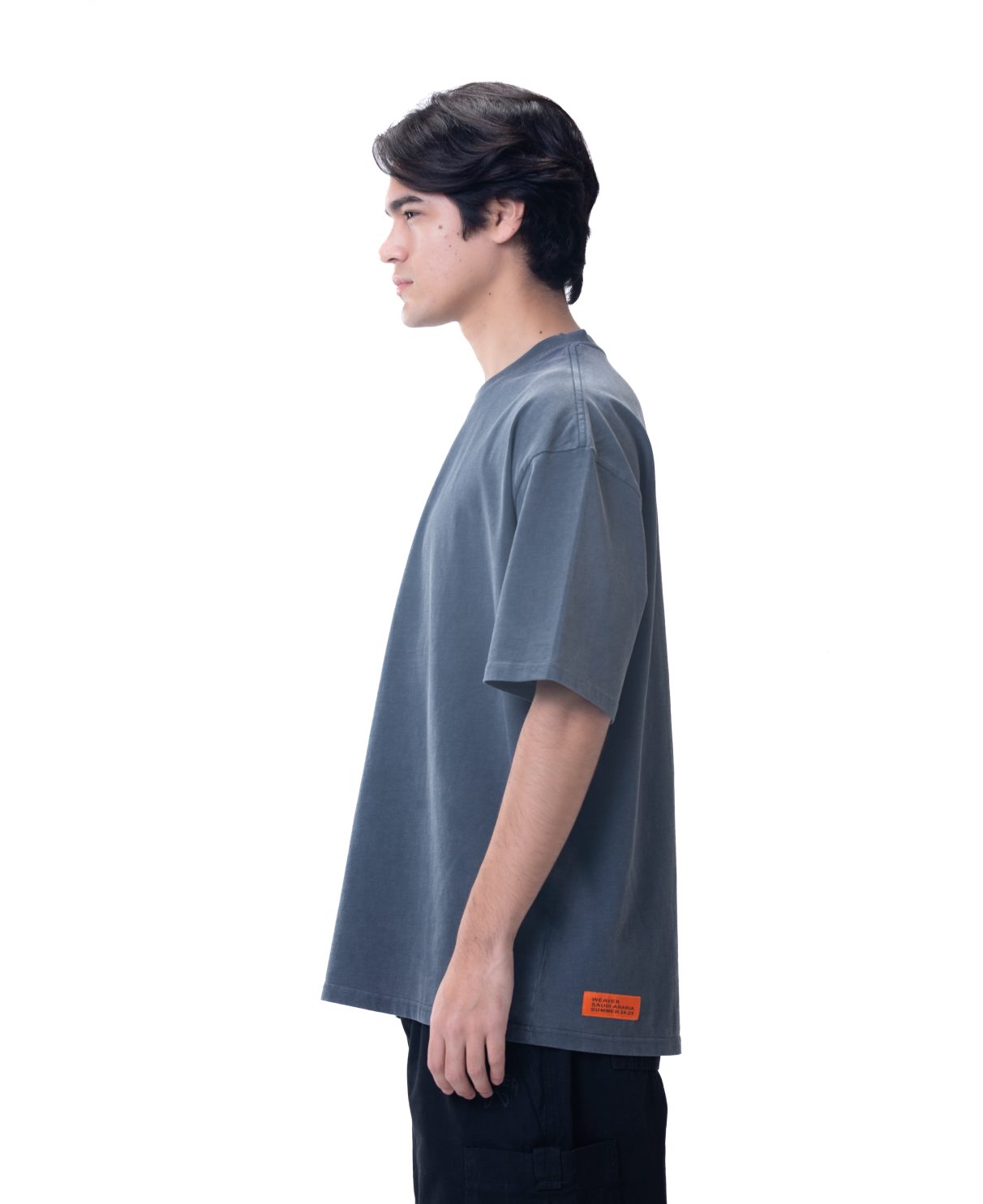 New washed T-shirt-Gray