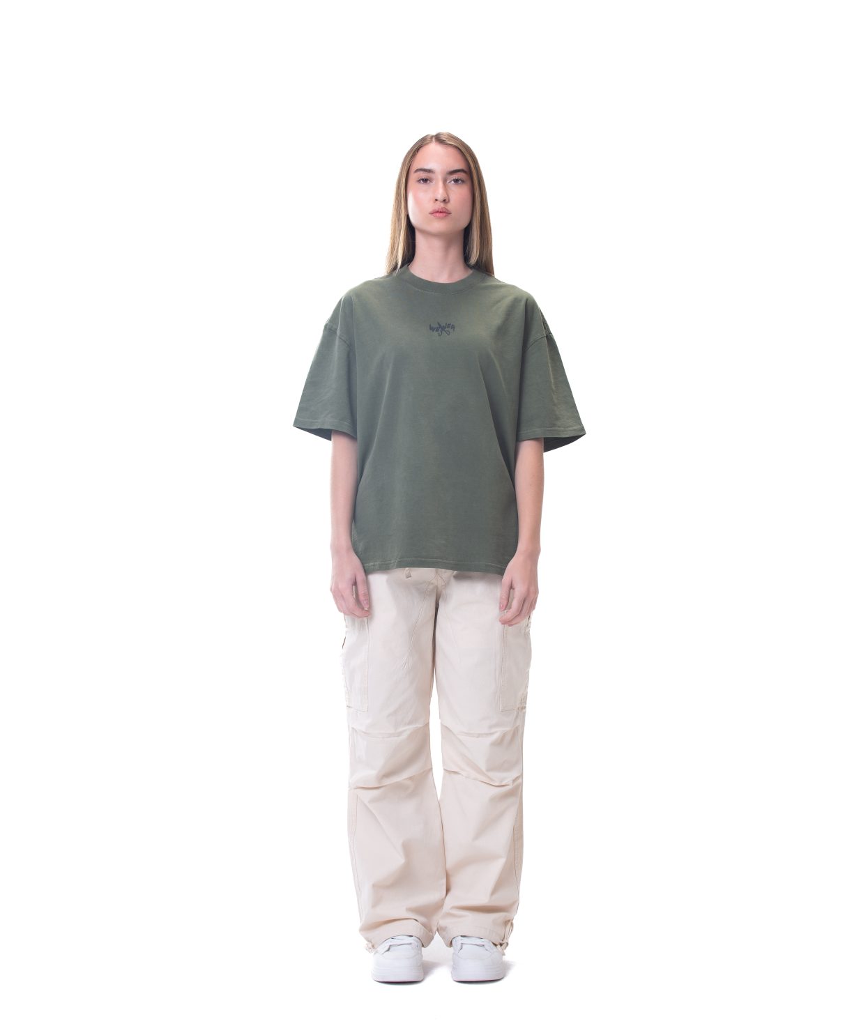 New washed T-shirt-Oily