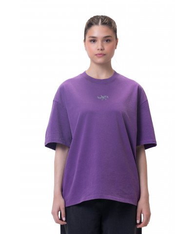 New washed T-shirt-purple