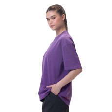 New washed T-shirt-purple