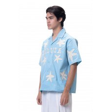 Unisex shirt-Baby blue - Boxy
