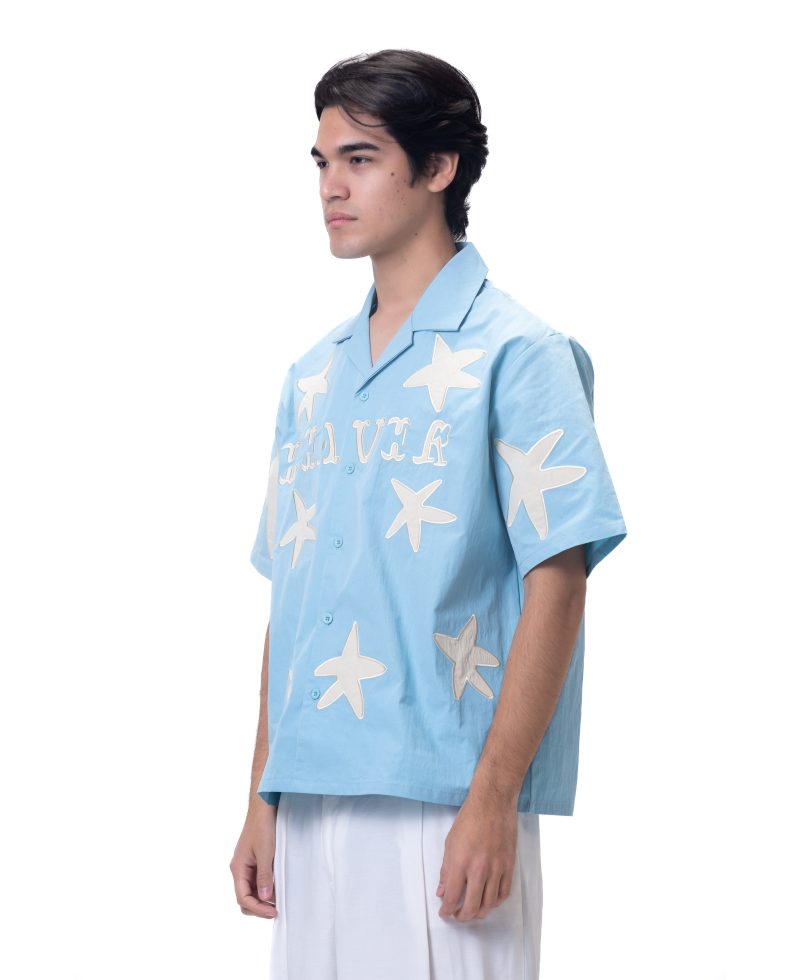 Unisex shirt-Baby blue - Boxy