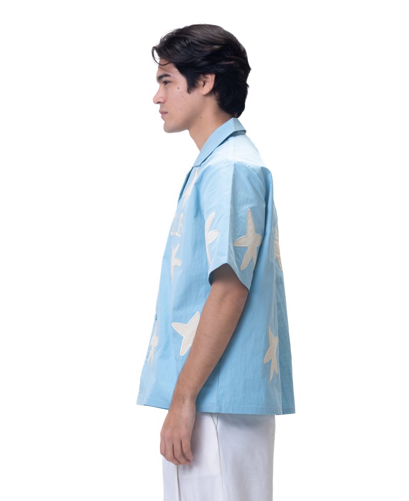 Unisex shirt-Baby blue - Boxy