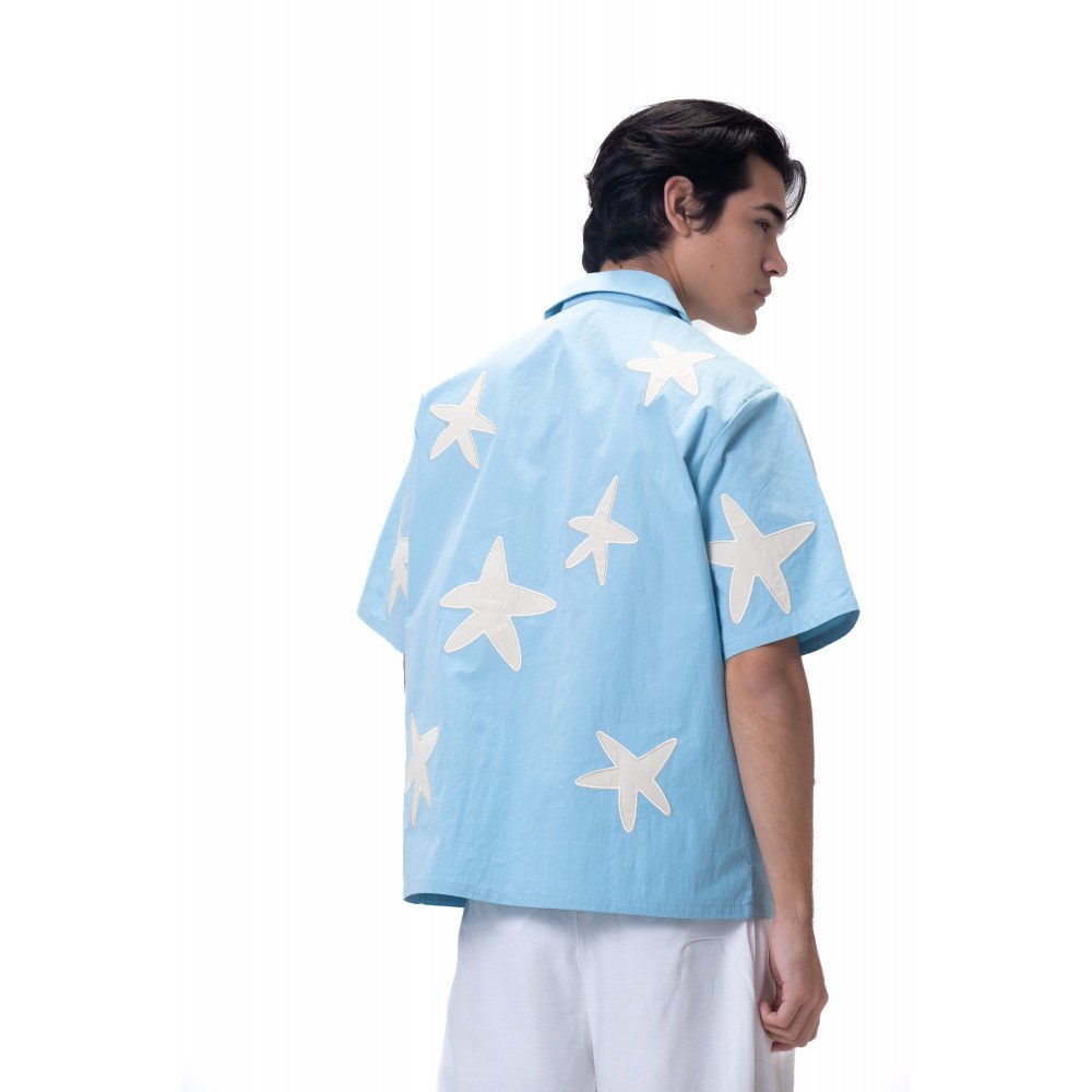 Unisex shirt-Baby blue - Boxy