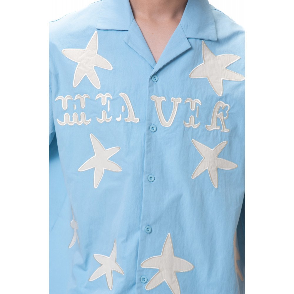 Unisex shirt-Baby blue - Boxy