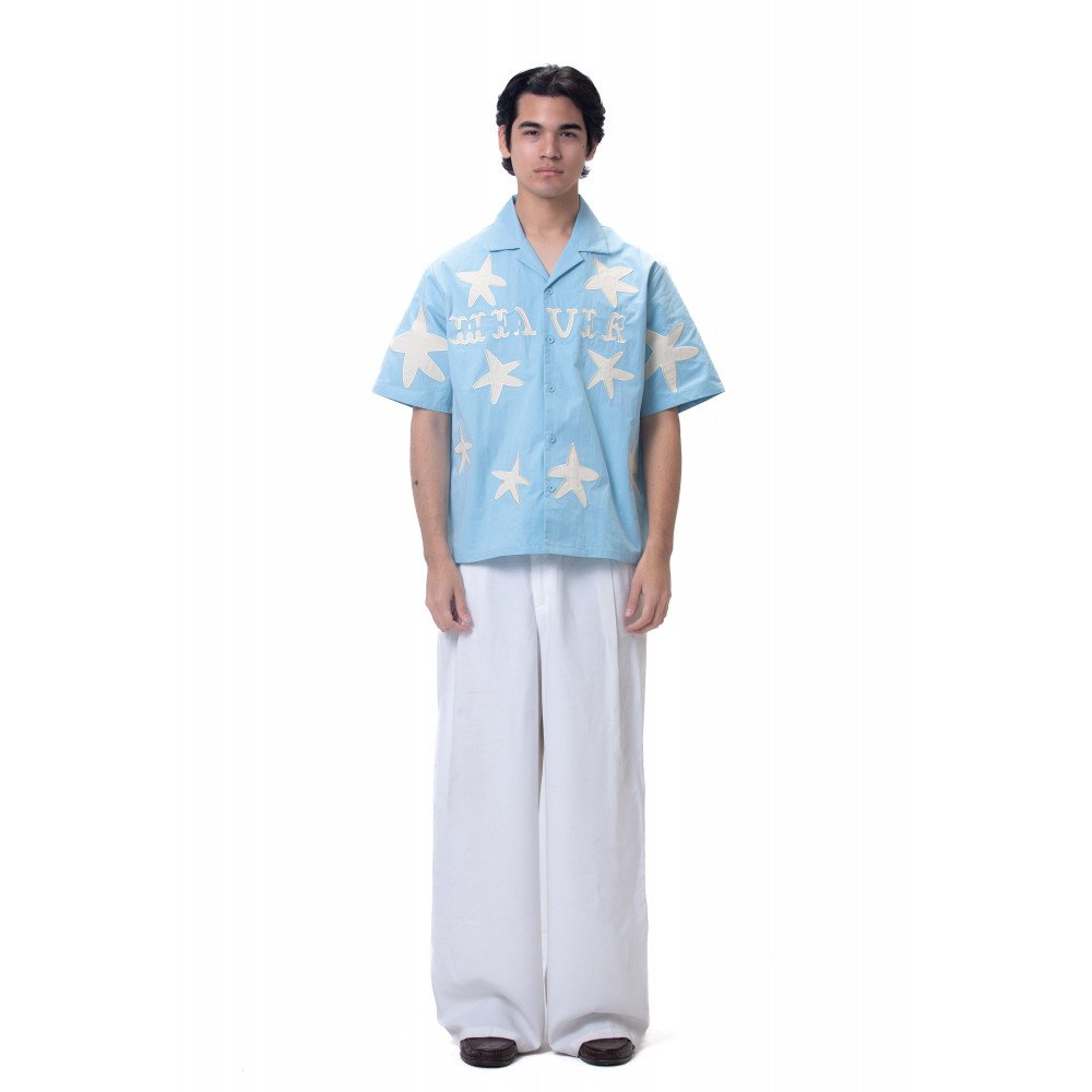 Unisex shirt-Baby blue - Boxy