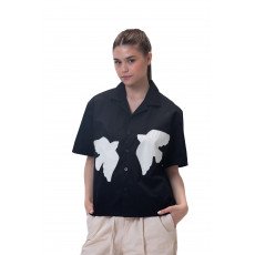 Unisex shirt-Black - Boxy