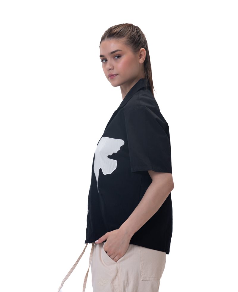 Unisex shirt-Black - Boxy