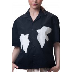 Unisex shirt-Black - Boxy