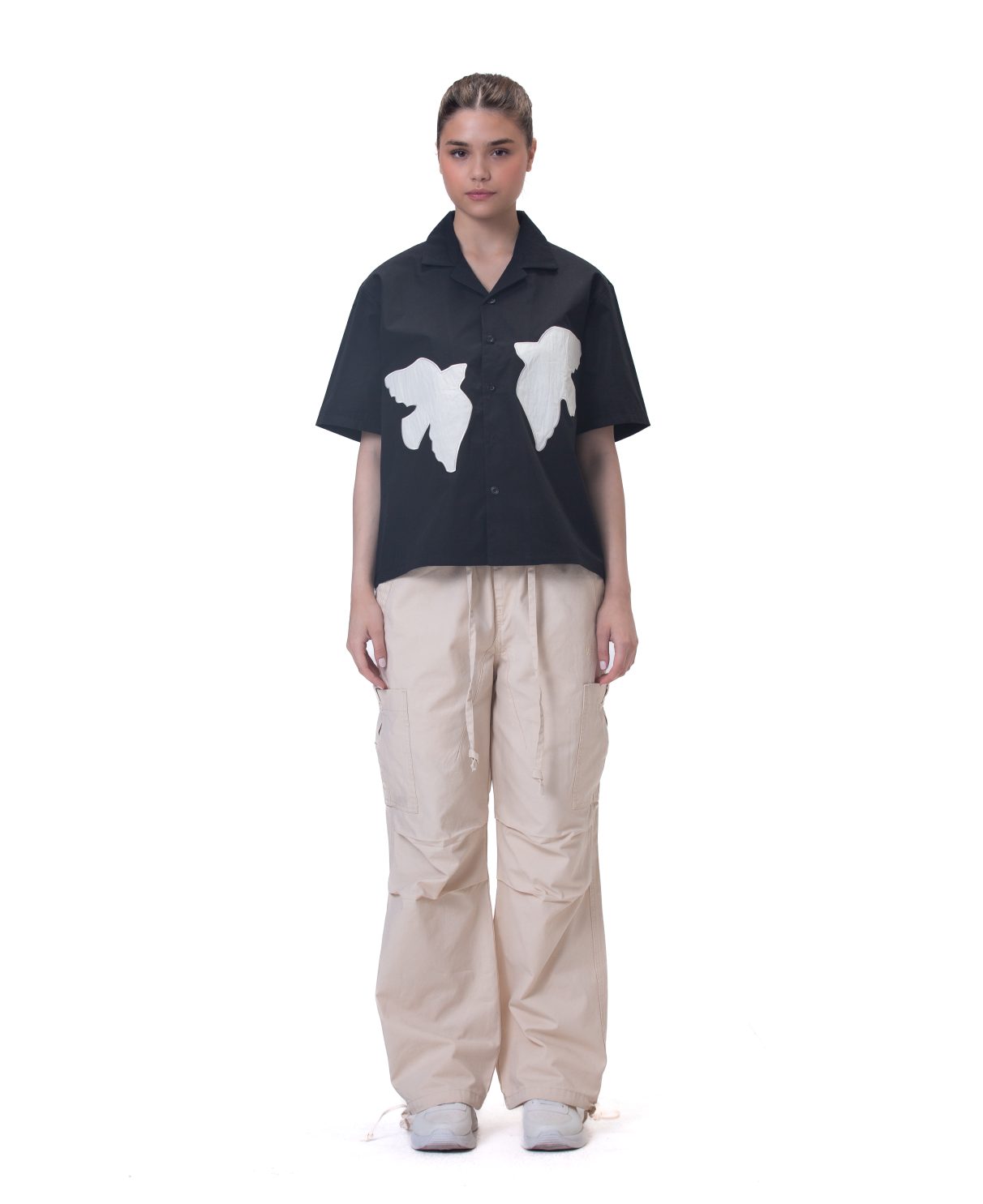 Unisex shirt-Black - Boxy