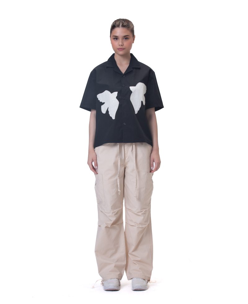 Unisex shirt-Black - Boxy