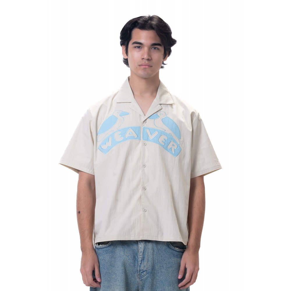 Unisex shirt-Light Beige - Boxy