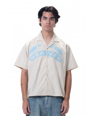 Unisex shirt-Light Beige - Boxy