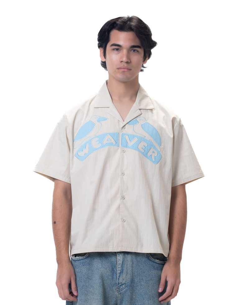 Unisex shirt-Light Beige - Boxy